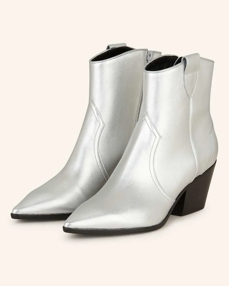 Kennel & Schmenger Cowboy Boots DALLAS - SILBER Silber