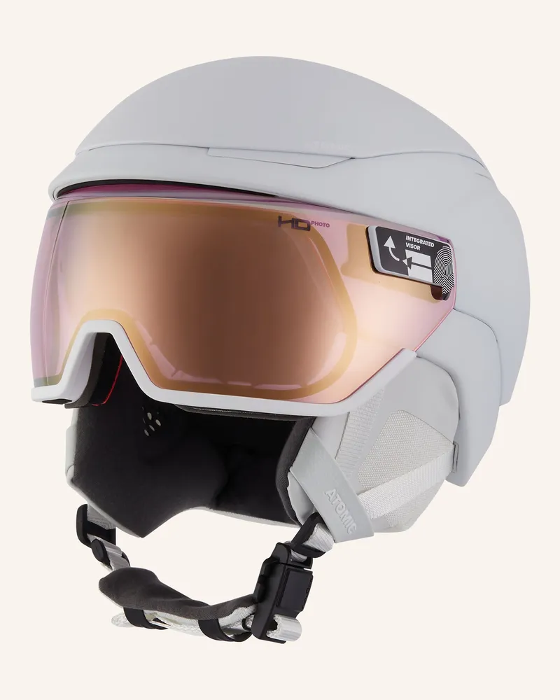 Atomic Skihelm REVENT GT AMID VISOR HD PHOTO Weiss