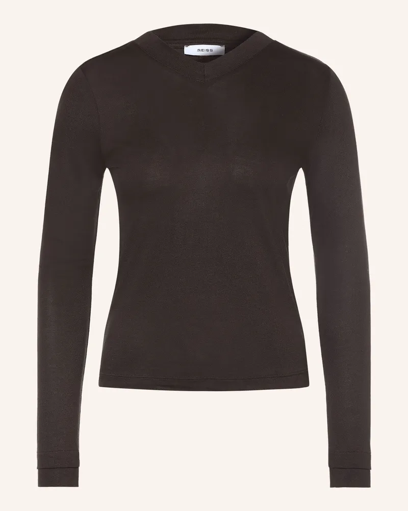 Reiss Longsleeve Brody braun Dunkelbraun
