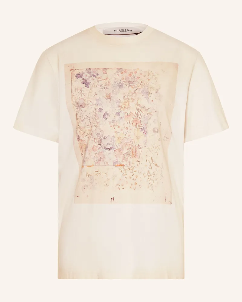 Golden Goose T-Shirt JOURNEY Creme