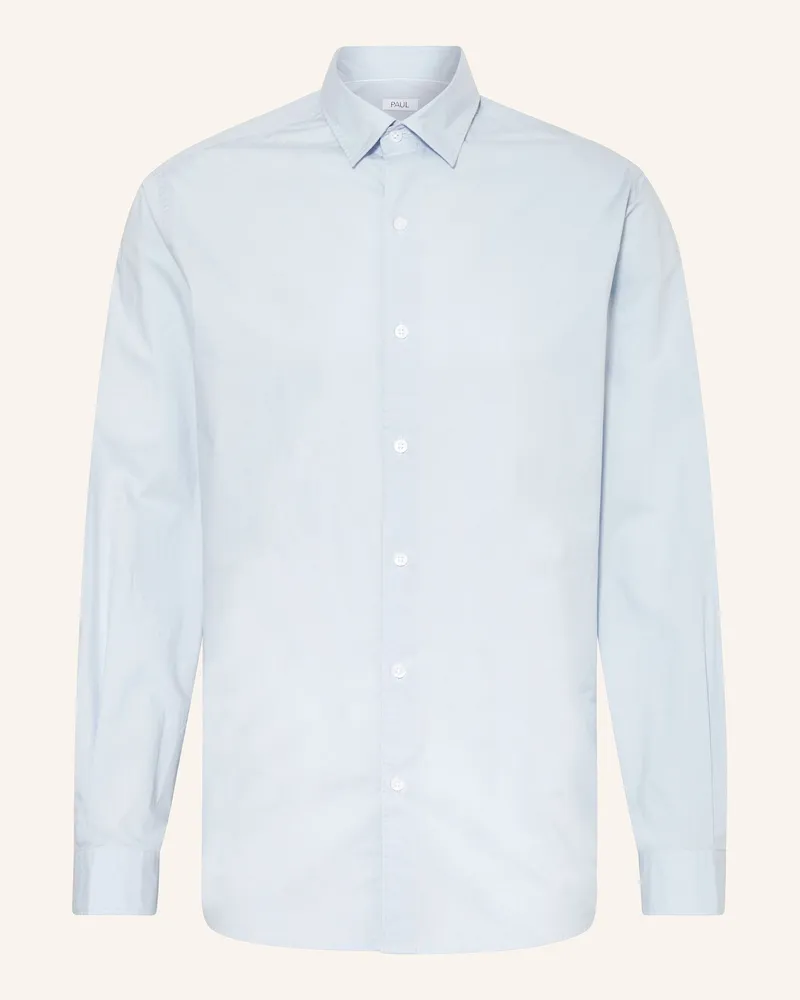 paul Hemd Comfort Fit blau Hellblau