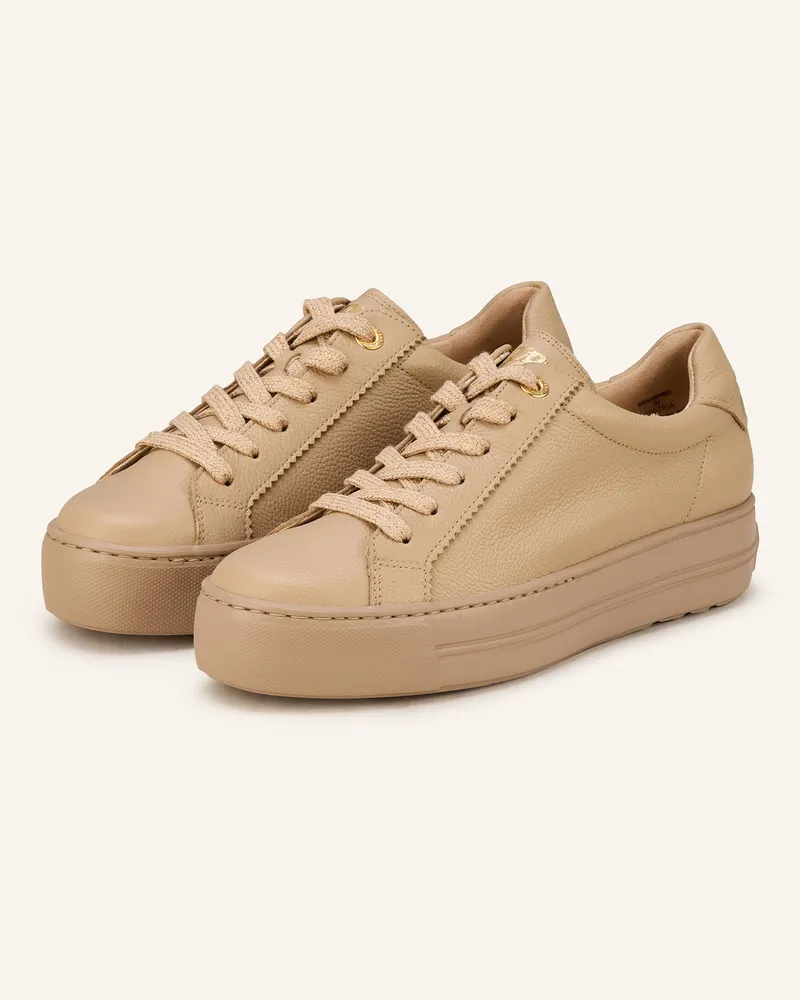 paul green Plateau-Sneaker MAINCALF SPACE Taupe
