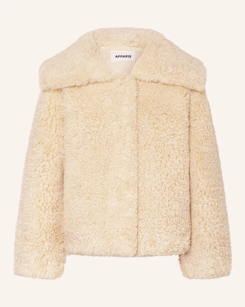 APPARIS Teddyfell-Jacke COLLINS Creme