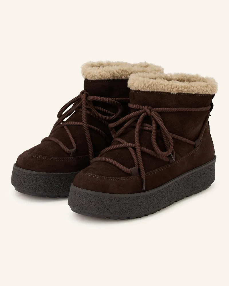 Marc O'Polo Plateau-Boots PIA Dunkelbraun