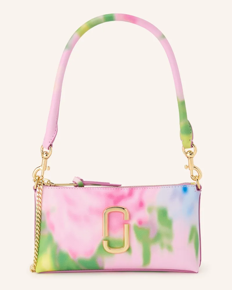 Marc Jacobs Schultertasche The Blurred Floral Snapshot Convertible Shoulder Bag pink Rosa