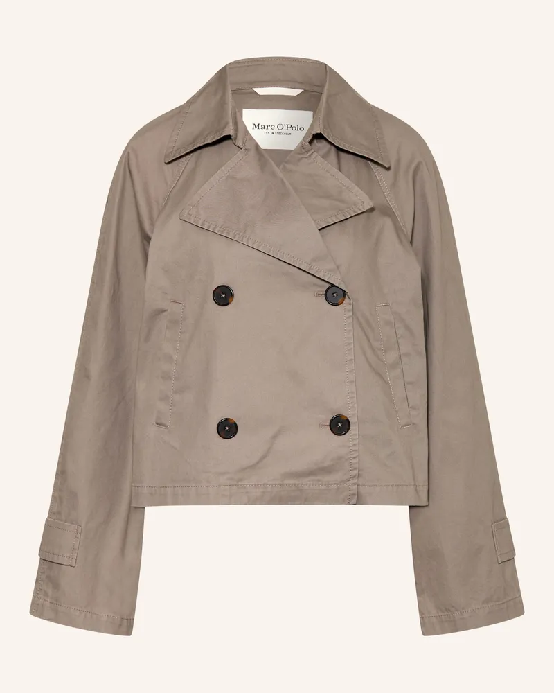 Marc O'Polo Trench-Jacke braun Grau