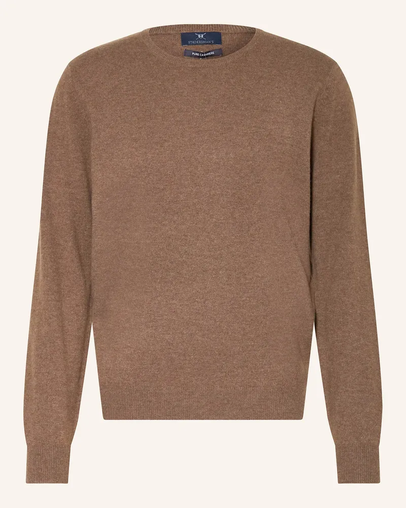 Strokesman's Cashmere-Pullover Taupe