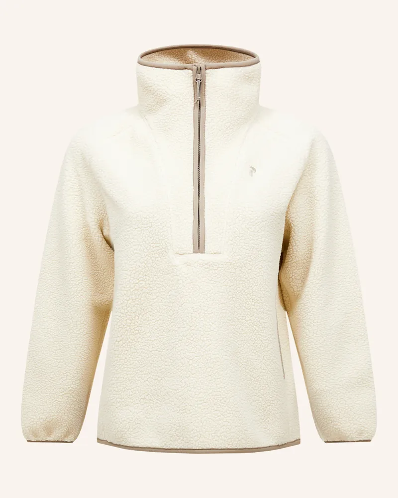Peak Performance W Naturerush Pile Half Zip Fleecejacke beige 