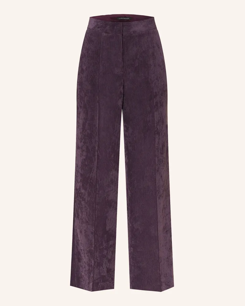 Luisa Cerano 7/8-Hose Aus Cord lila Lila