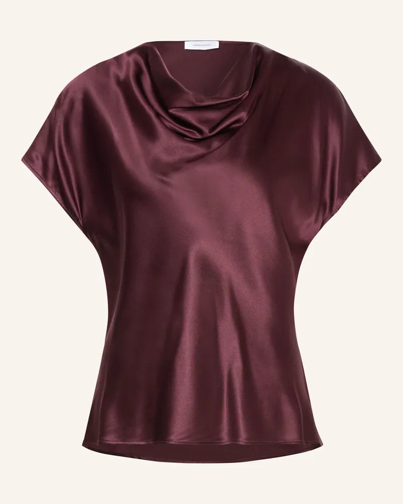 Darling Harbour Blusenshirt Aus Seide rot Deep