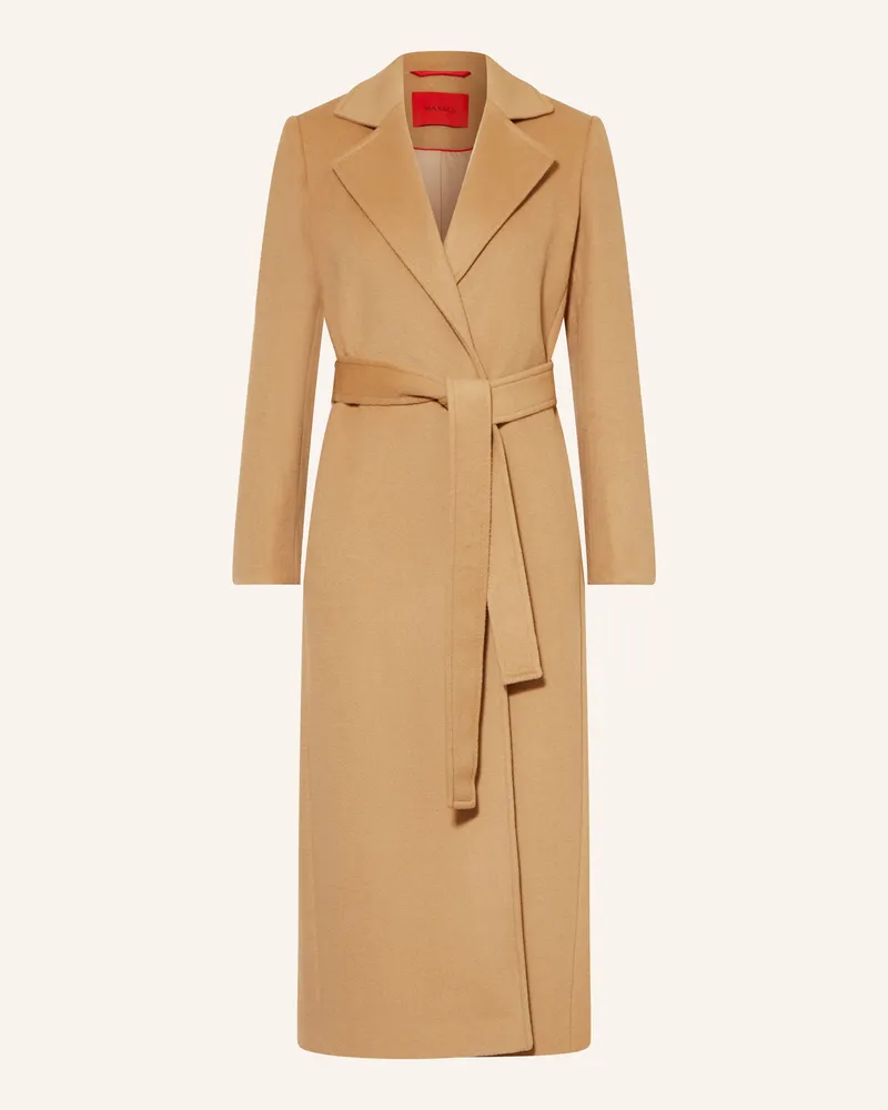 MAX&Co. Wollmantel LONGRUN Camel