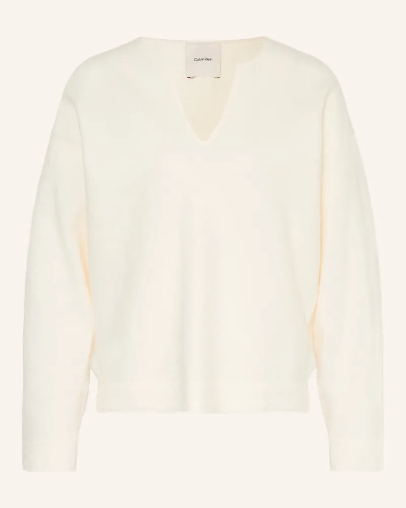 Calvin Klein Pullover weiss Creme