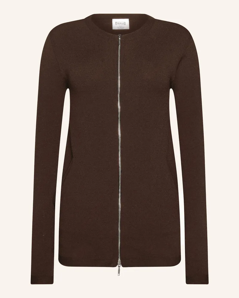Wolford Strickjacke, Jacke & Weste THE MERINO CARDIGAN Braun