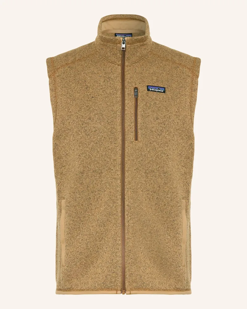 Patagonia Strick-Fleeceweste BETTER SWEATER Camel