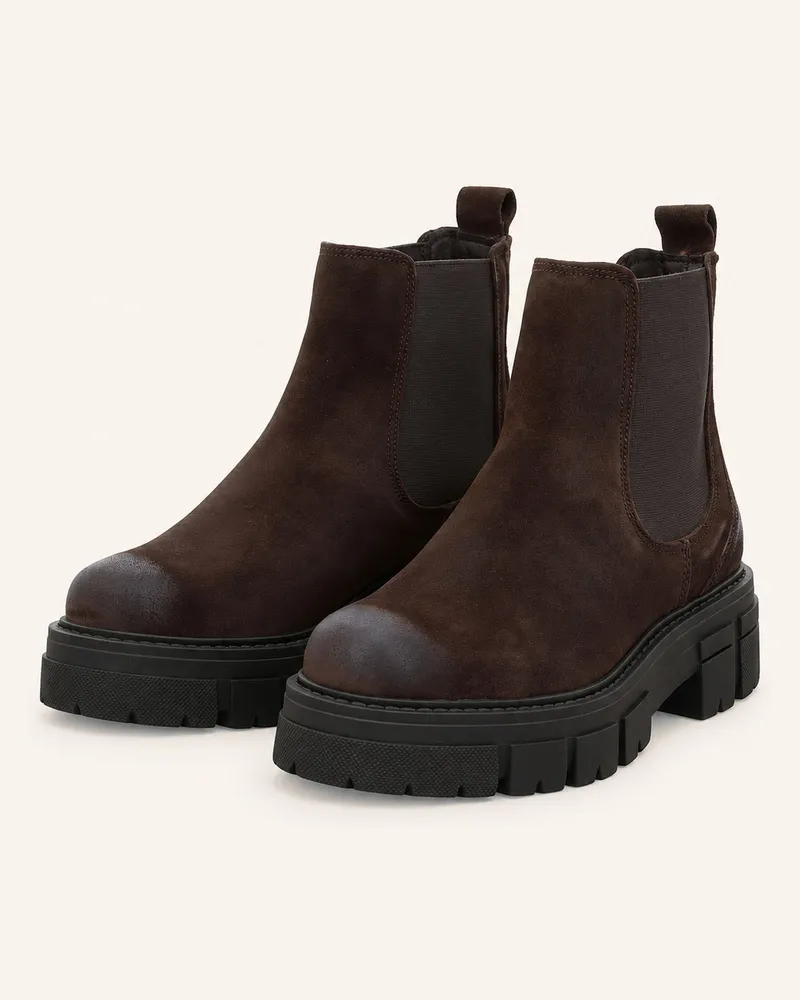 Apple of Eden Stiefelette California 87 braun Braun