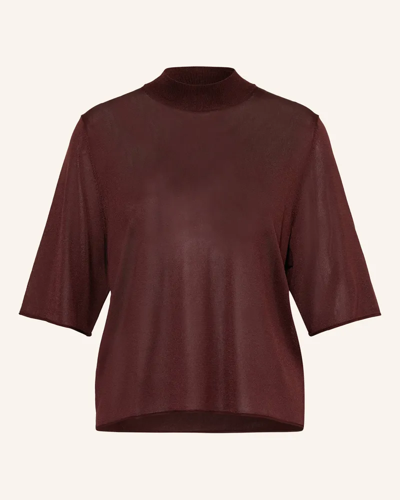 Drykorn Strickshirt Nisle_2 rot Dunkelrot