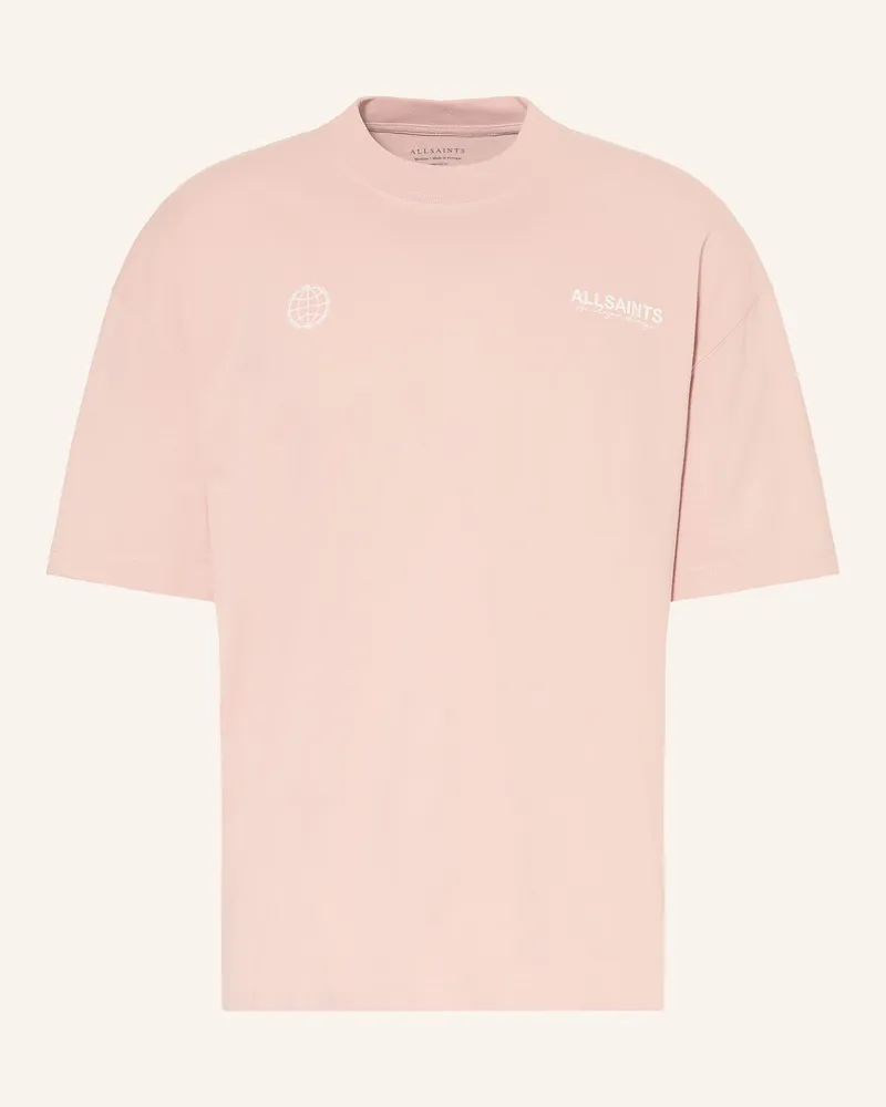 AllSaints T-Shirt Emblem rosa Rosé