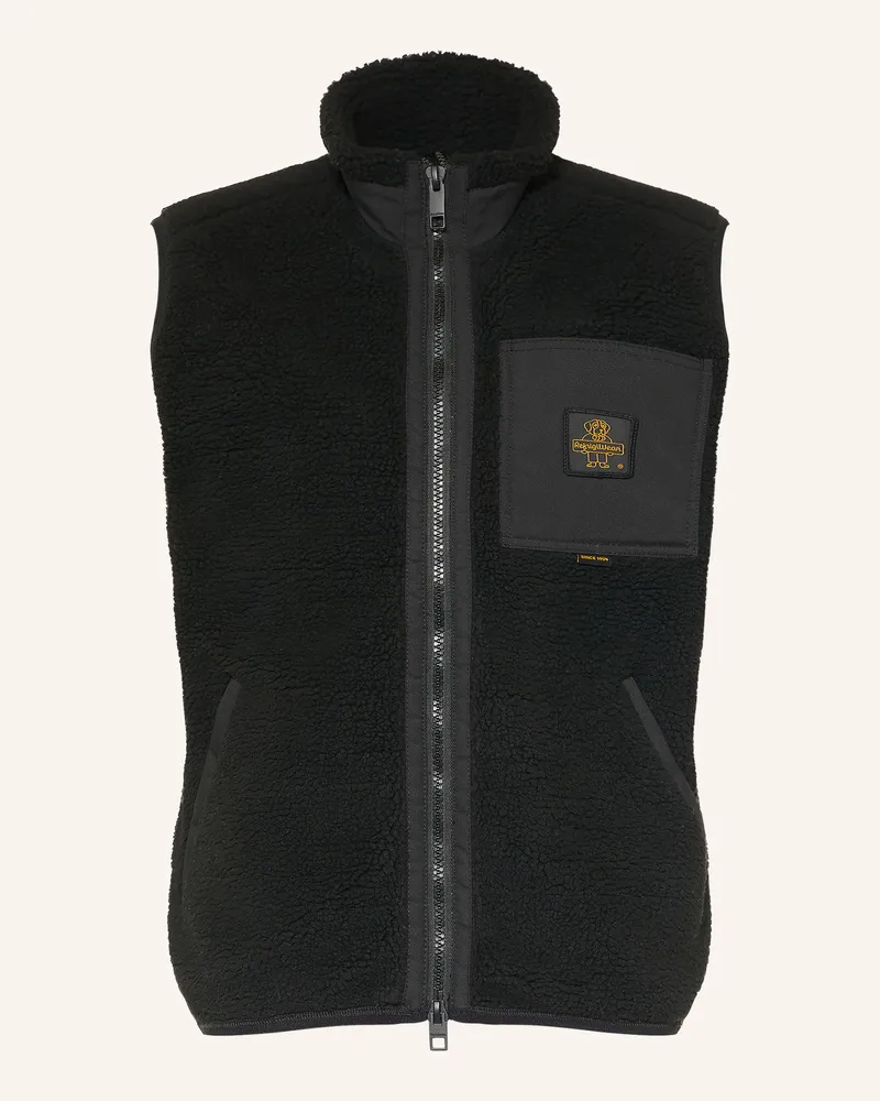 RefrigiWear Teddyfell-Weste Yosemite schwarz Schwarz