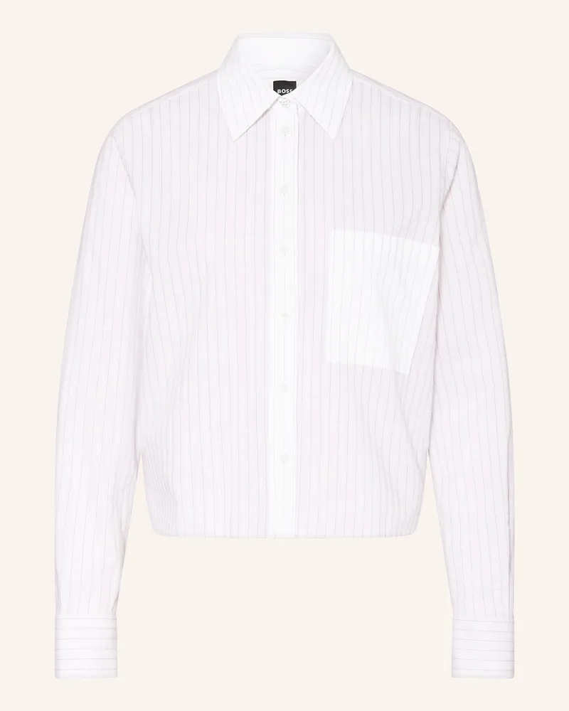 HUGO BOSS Hemdbluse BRIELLA Weiss