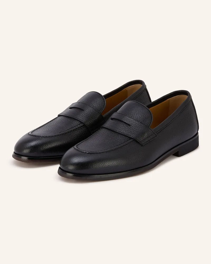 Henderson Penny-Loafer schwarz Schwarz