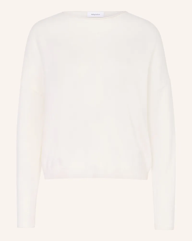 Darling Harbour Cashmere-Pullover weiss Creme