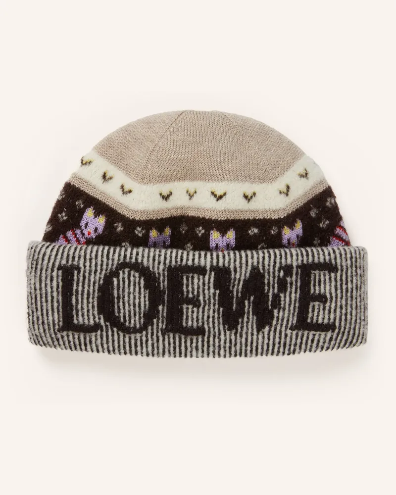 Loewe Mütze Beige