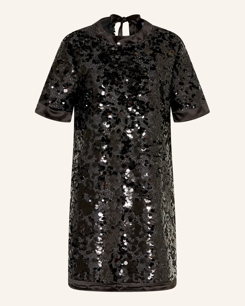 ANNA's dress affair Kleid Mit Pailletten schwarz Dunkelgrau