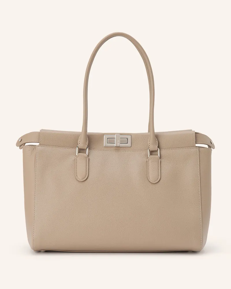 Fendi Shopper Peekaboo Small beige Beige