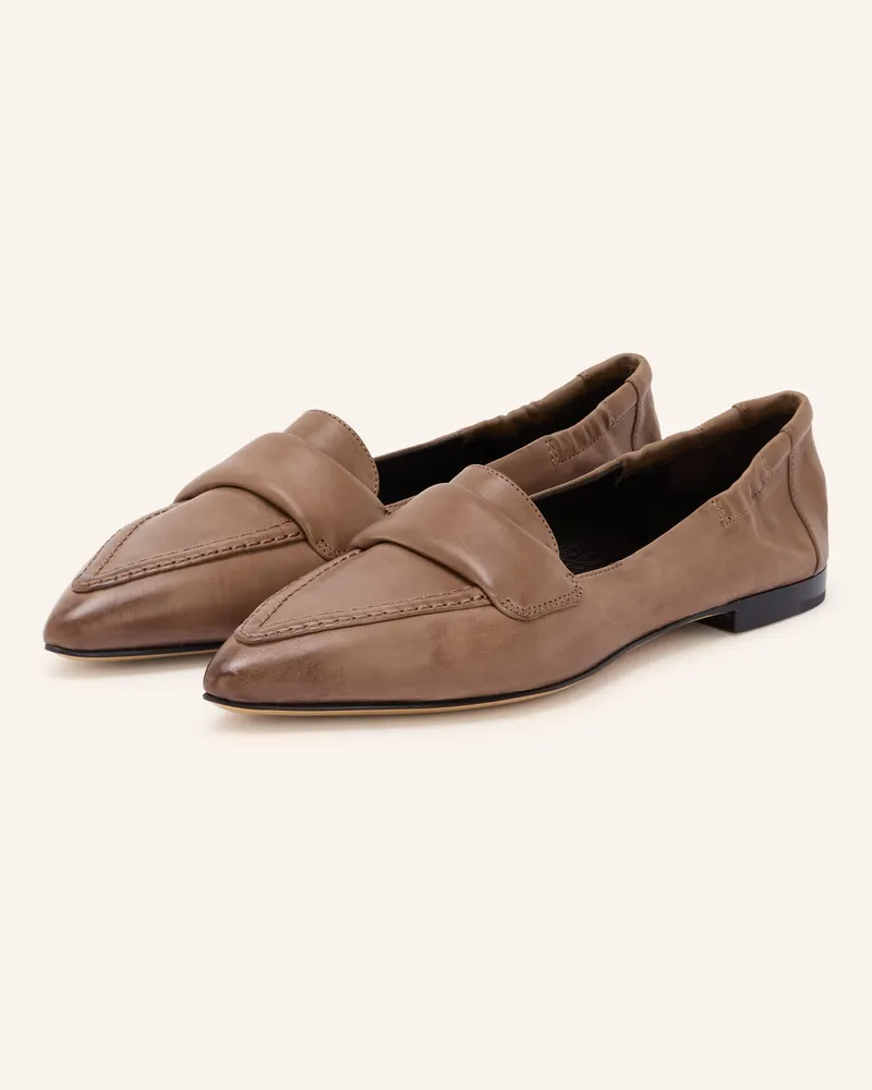 POMME D'OR Loafer Grace beige Braun