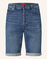 HUGO BOSS Jeansshorts 634 Tapered Fit Blau