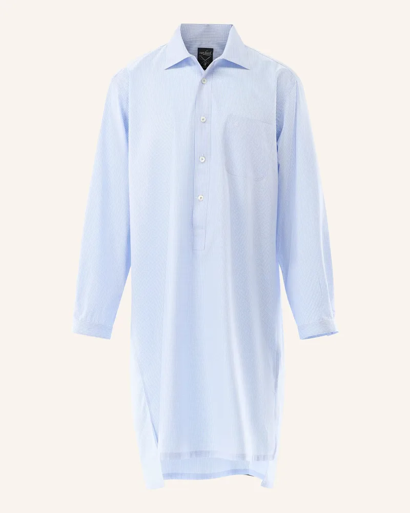 van Laack Schlafshirt Blau