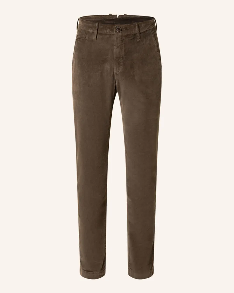 Jacob Cohën Cordchino BOBBY Slim Fit Oliv