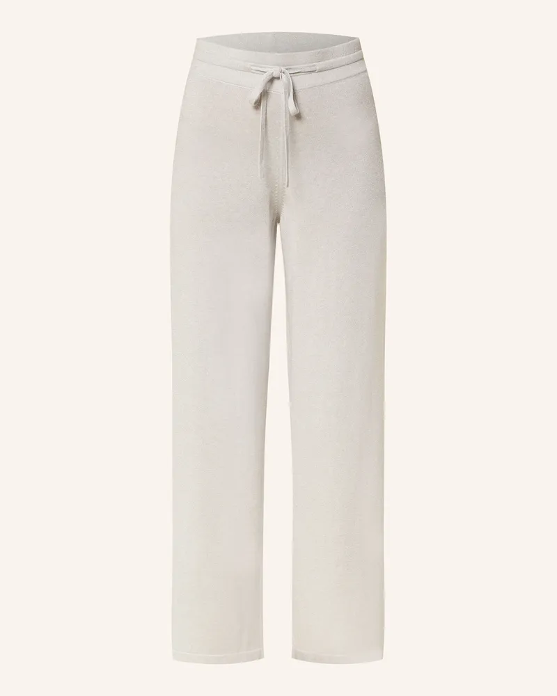 Darling Harbour Strickhose mit Glitzergarn Silber