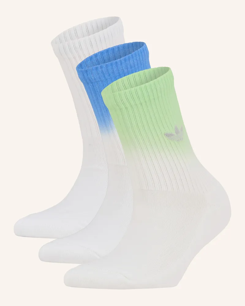 adidas 3er-Pack Socken OMBRE CREW White