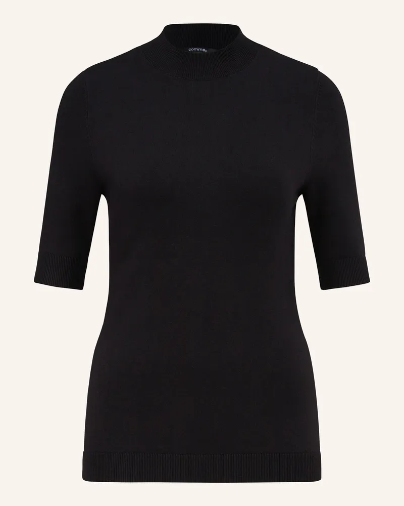 COMMA Strickshirt Schwarz