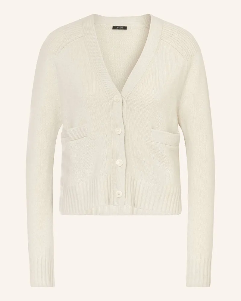 Joseph Strickjacke OPEN aus Cashmere Beige