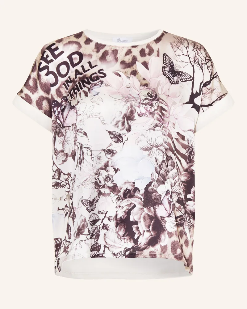 Princess goes Hollywood Blusenshirt im Materialmix Creme