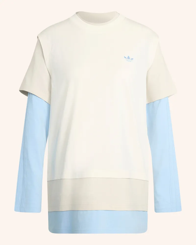 adidas Longsleeve LOOSE LAYERED LONG SLEEVE Ecru