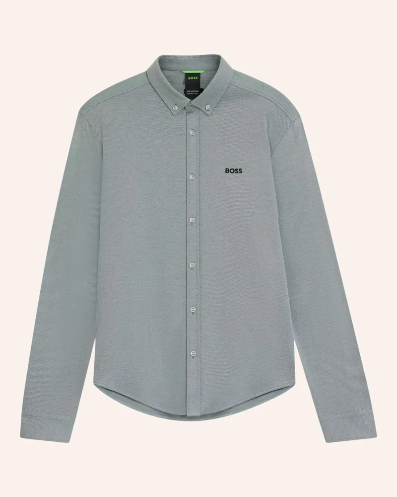 HUGO BOSS Casual Hemd B_MOTION L Regular Fit Grün