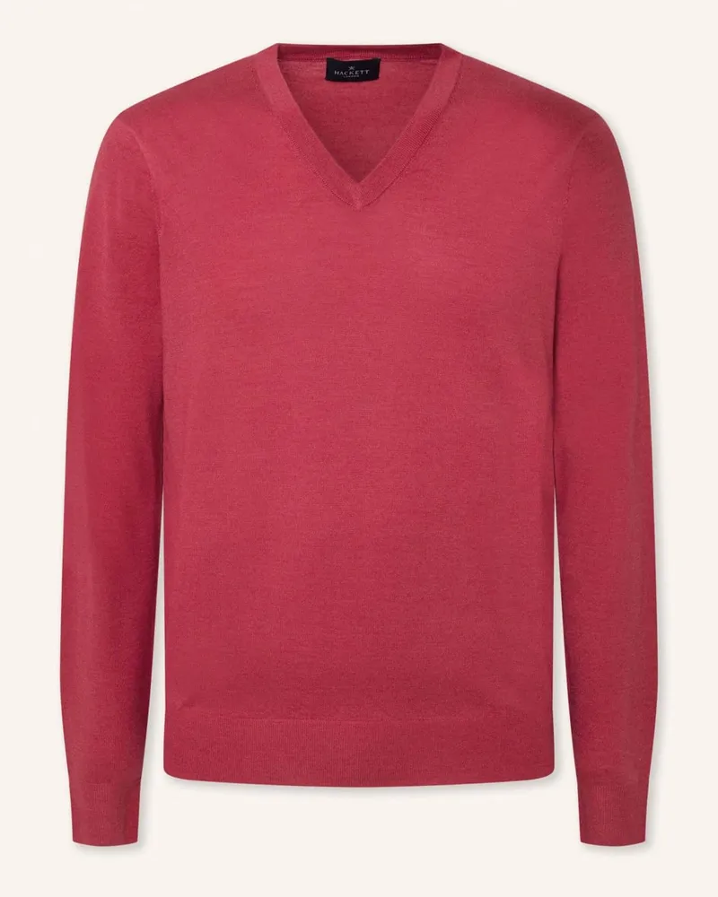 Hackett Pullover GMD MERINO SILK V Rot