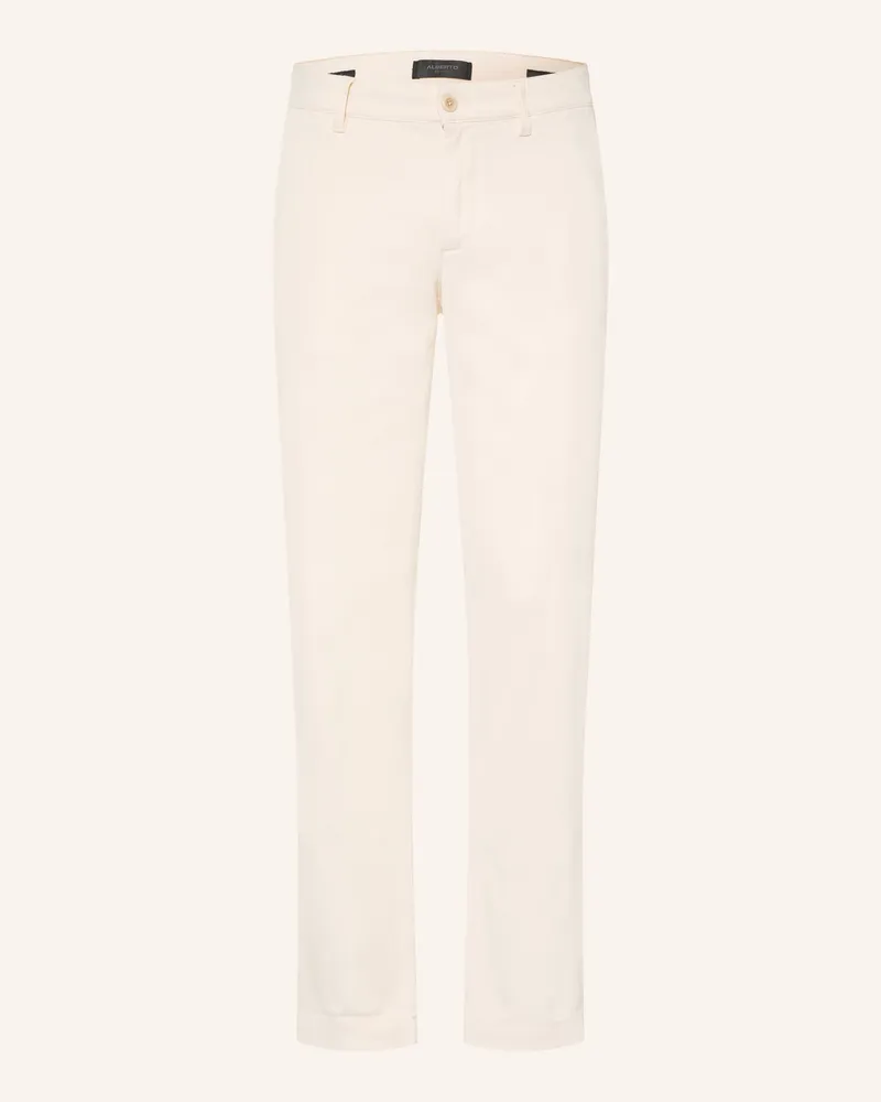 Alberto Chino Lou Regular Fit weiss Ecru
