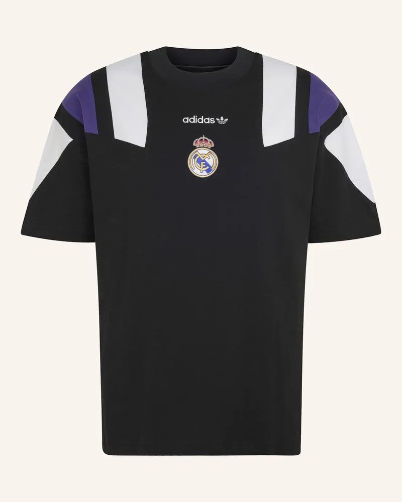 adidas Real Madrid Eqt T-Shirt schwarz Schwarz