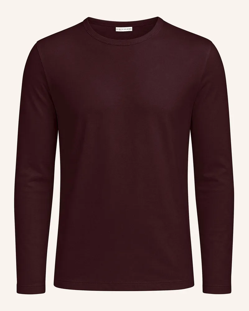 KIEFERMANN Kiefermann Langarmshirt Aus Baumwolle Und Elasthan Jolian rot Dunkelrot