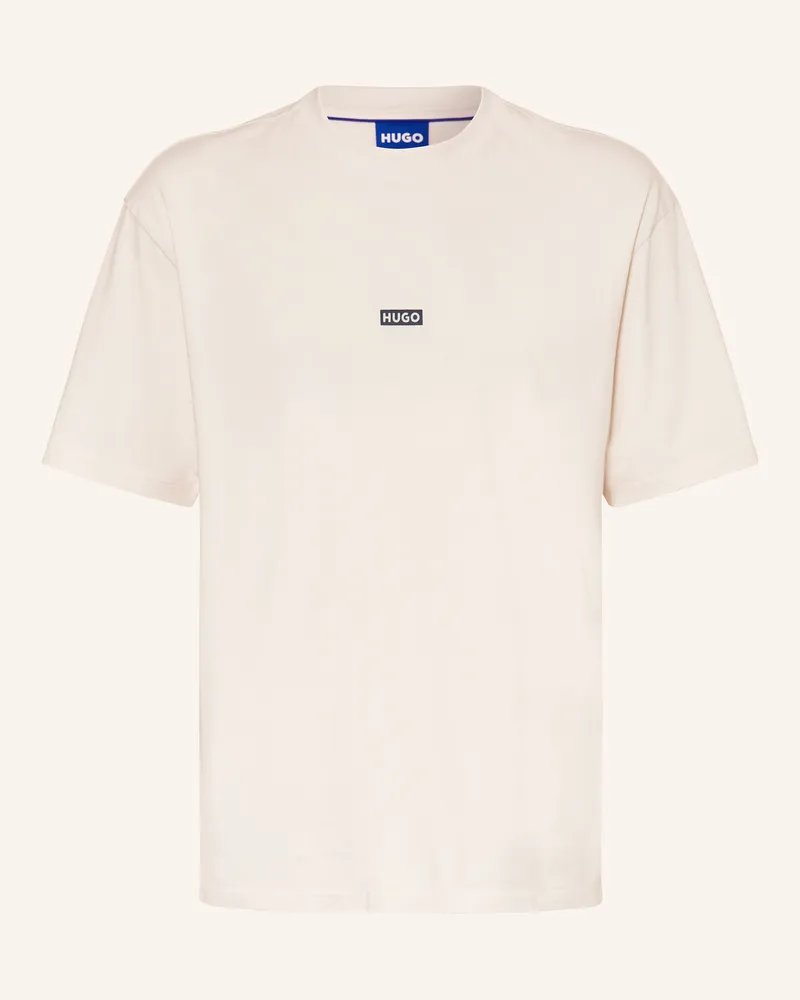 HUGO BOSS T-Shirt Nalono weiss Ecru