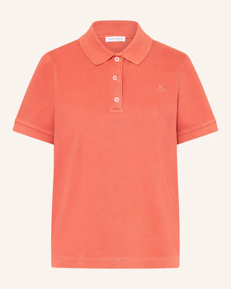 Marc O'Polo Piqué-Poloshirt Orange