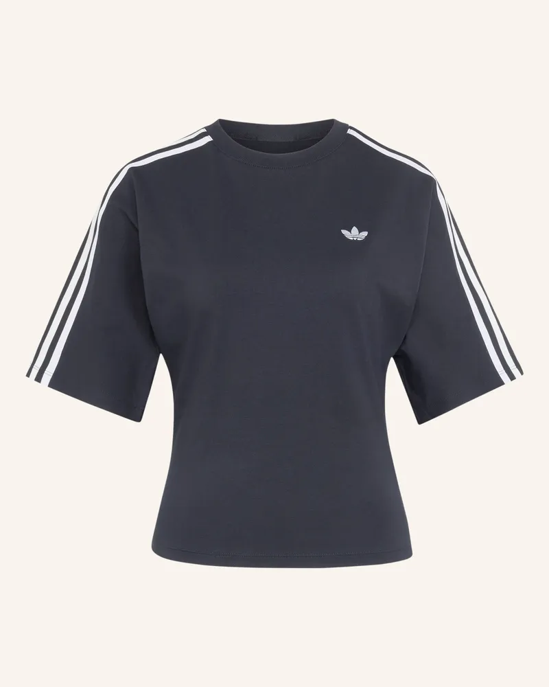 adidas T-Shirt Mit Galonstreifen schwarz Schwarz