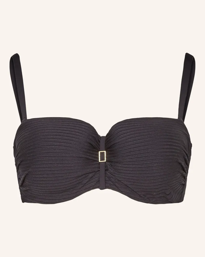 Cyell Bandeau-Bikini-Top NOOS CAVIAR Schwarz