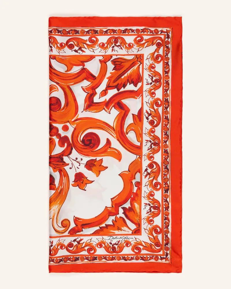 Dolce & Gabbana Seidentuch orange Orange