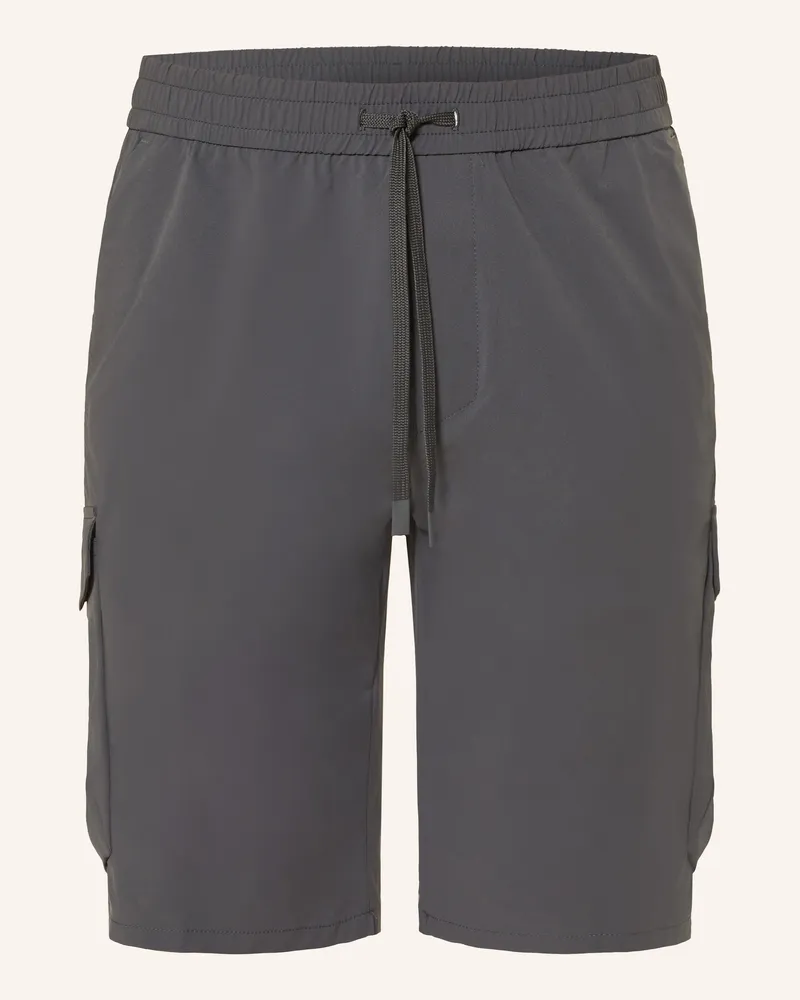 HUGO BOSS Cargoshorts URBANEX Tapered Fit Dunkelgrau