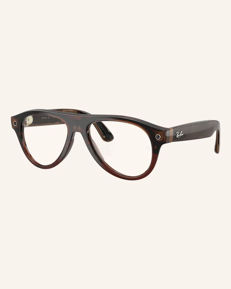 Ray Ban Smart Glasses rw1016 Meta Aviator braun Dunkelbraun